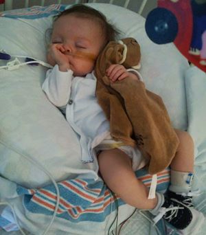 Oakes Ortyl at 3-and-a-half months old.