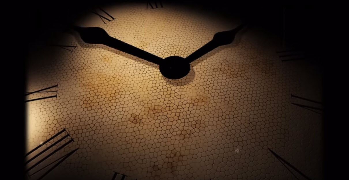 photo of clock hands