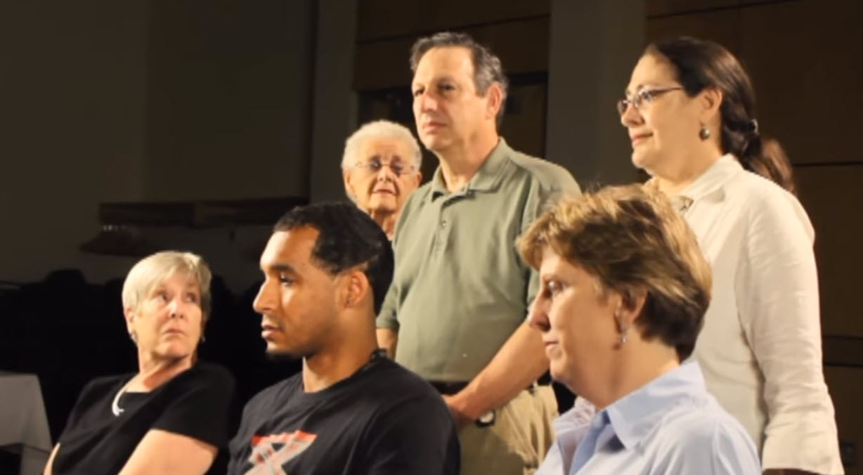 group photo of the patients
