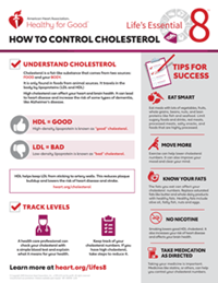 View How to control cholesterol fact sheet PDF