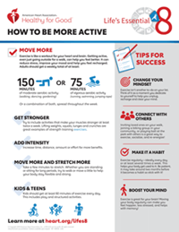 View the How to be More Active Fact Sheet PDF
