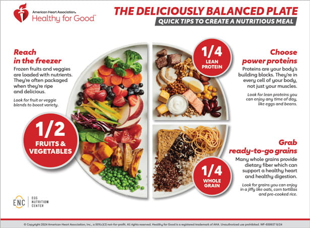 The Deliciously Balanced Plate infographic thumbnail