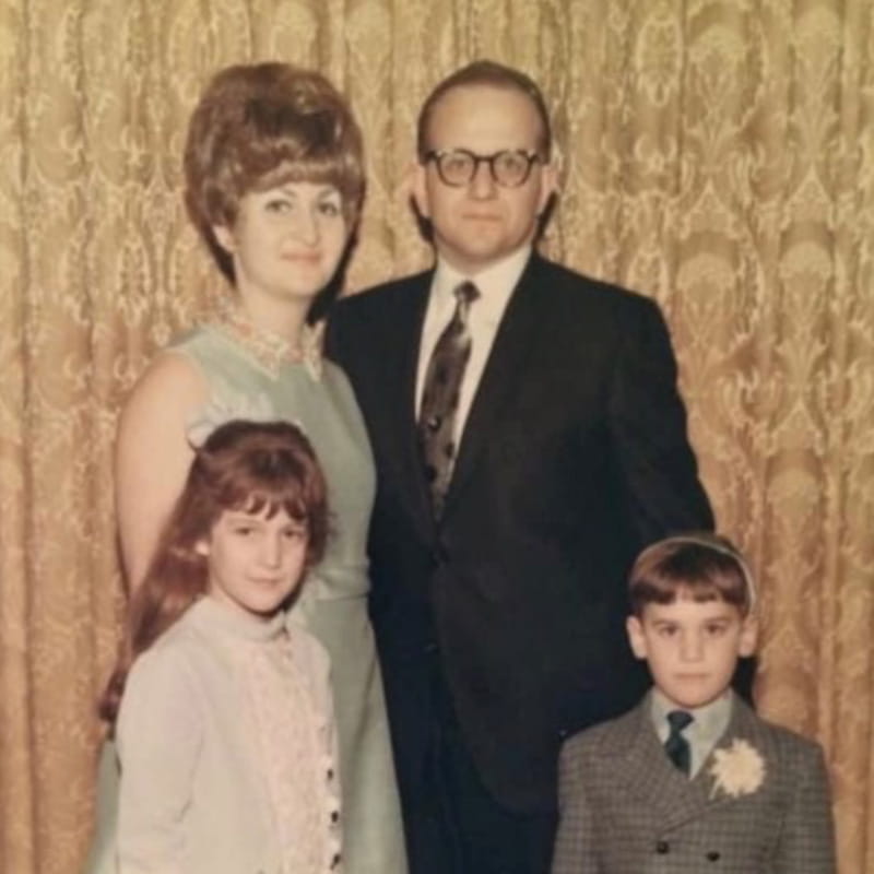Dr. Stacey Rosen's parents – Harriet and Marvin – were both teachers, setting an important foundation for Rosen and her younger brother, Fred. (Photo courtesy of the Rosen family)