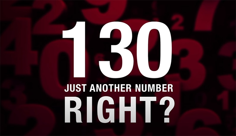 130 is just another number, right?