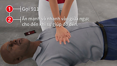 Save an adult with Hands-Only CPR