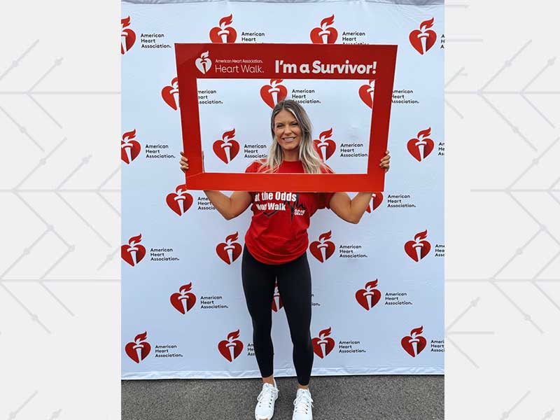 Julie Iacovelli at Heart Walk