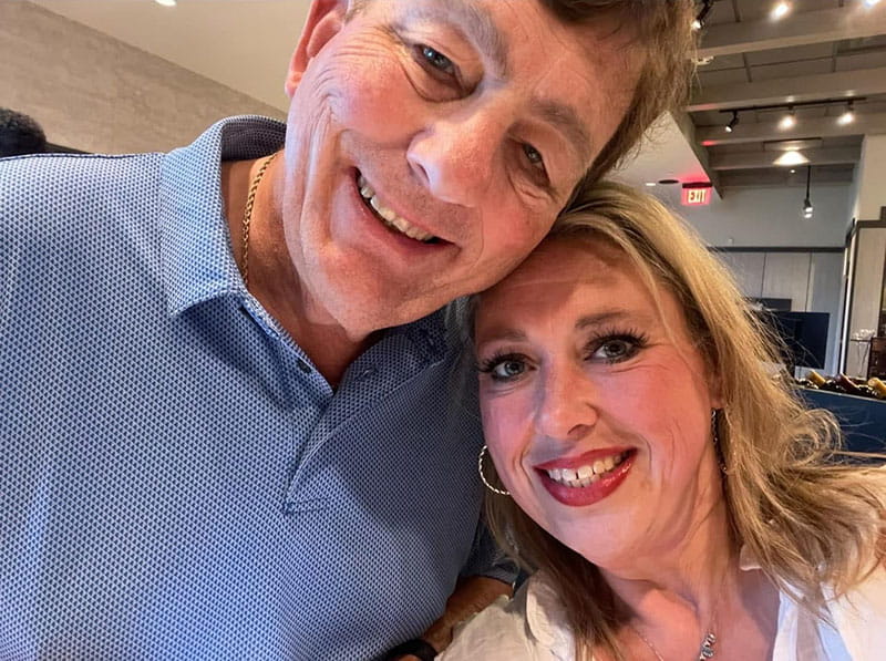 Bruce Brown and his wife Tiffany