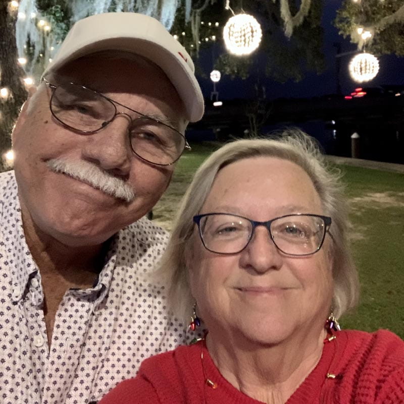 Sheron Lee (right) and her husband, Freddy. (Photo courtesy of Sheron Lee)