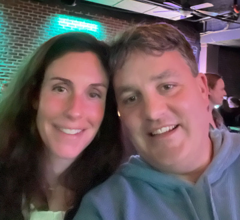 Scott Daley (right) and his wife, Brooke. (Photo courtesy of Scott Daley)