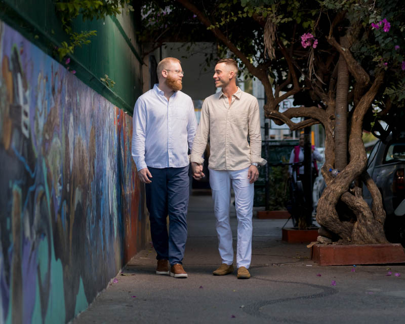 Adkisson (left) and Hess recently celebrated five years of marriage. (Photo courtesy of Jacob Adkisson)