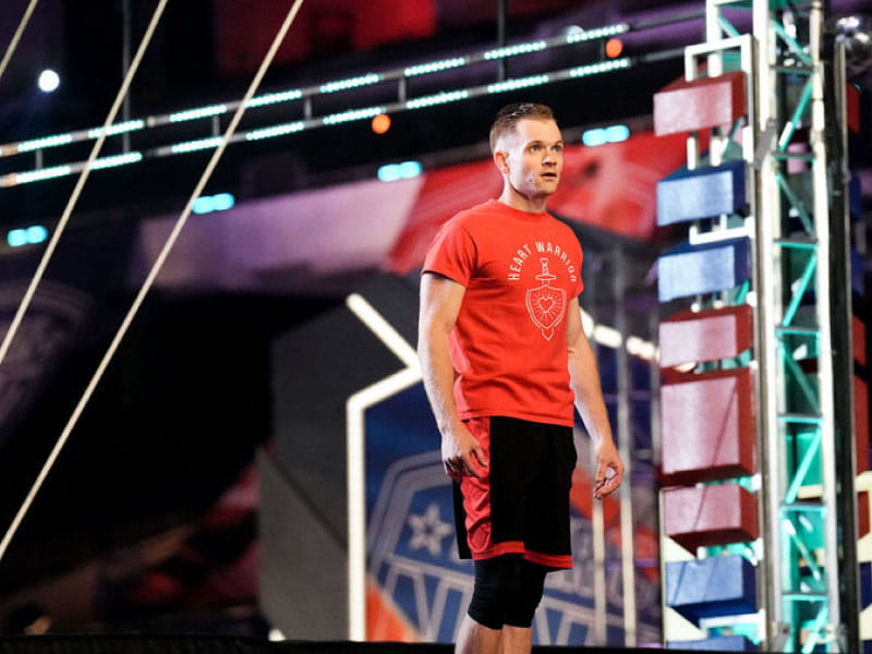 Congenital heart defect survivor Chris O'Connell competed on "American Ninja Warrior." (Photo courtesy of Elizabeth Morris, NBC)