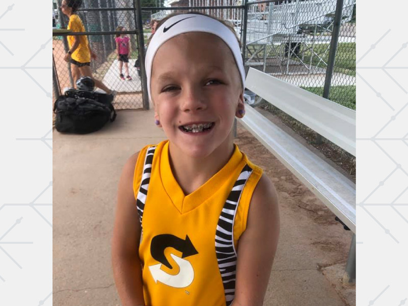 Maizy Ferrell had a congenital heart defect that led to open-heart surgery as a baby. (Photo courtesy of Traci Poore)