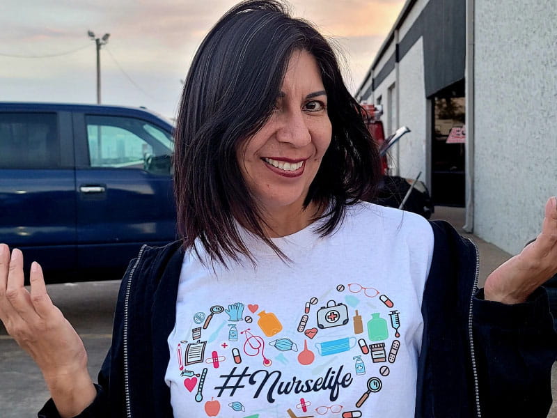 Nurse and cardiac arrest survivor Laura Rodriguez. (Photo courtesy of Laura Rodriguez)