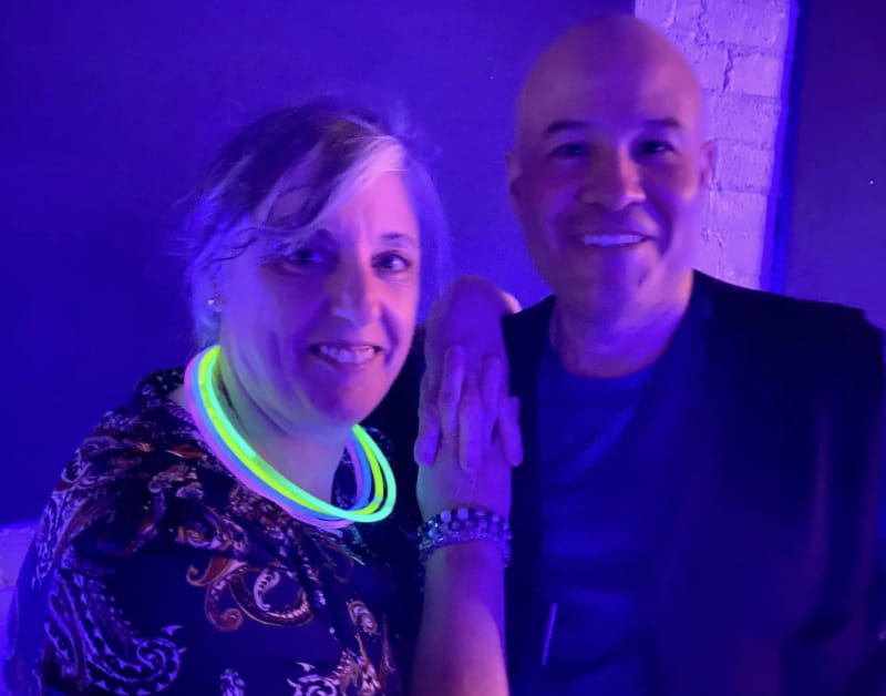 Irene Byrne y Alphonso Aguilar continuaron bailando cada semana mientras él esperaba un corazón nuevo.  (Foto cortesía de Irene Byrne)