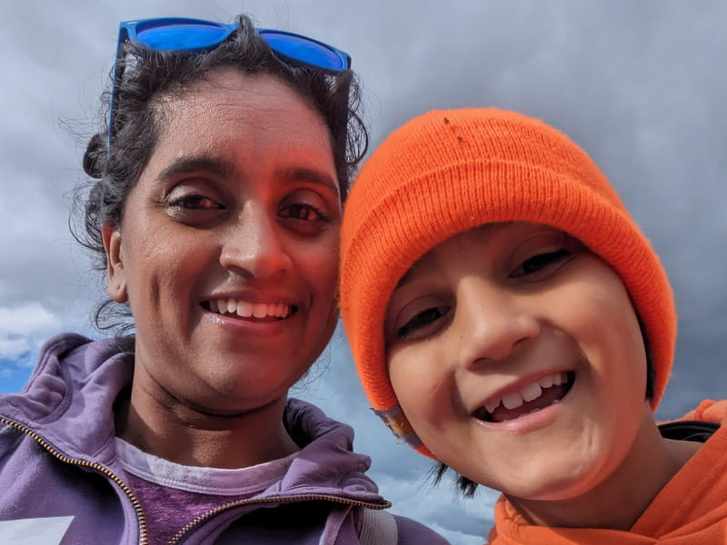 Ashley Boyea (left) and her son, Gabriel. Ashley was diagnosed with sick sinus syndrome and Gabriel was born with an unrelated heart defect. (Photo courtesy of Ashley Boyea)