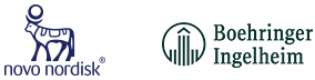 Novo Nordisk logo | Boehringer Ingelheim logo