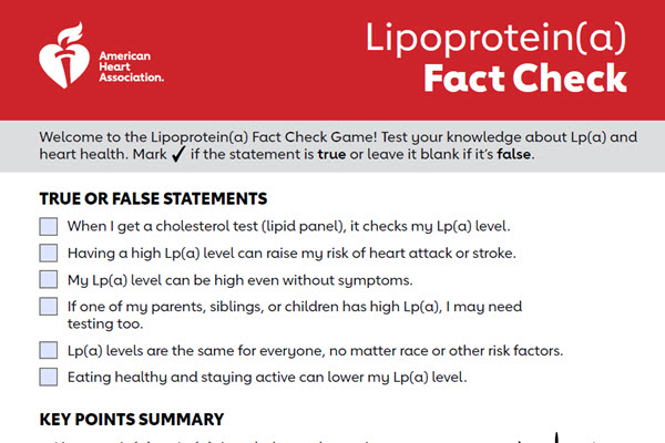 Lp(a) Fact Check game