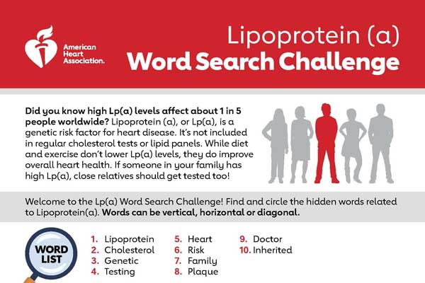Lp(a) Word Search game