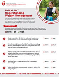 Myth vs Fact: Understanding Weight Management