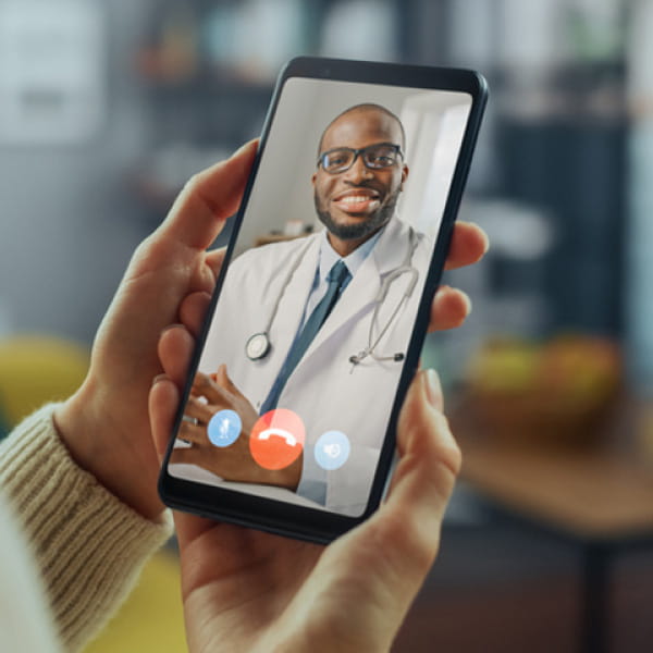 Telehealth Professional image on mobile