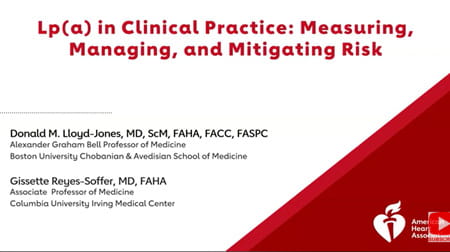 Screen shot of Lp(a) Awareness Day Webinar first slide