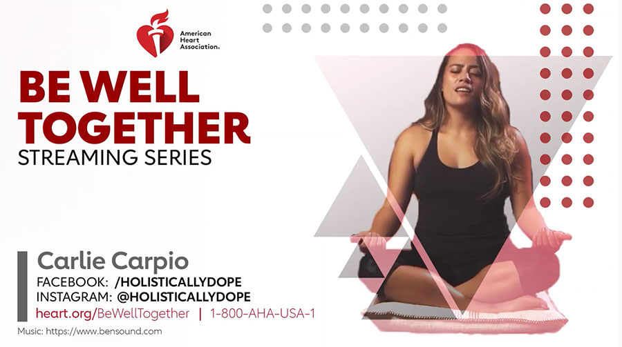 Video de meditación de Carlie Carpio