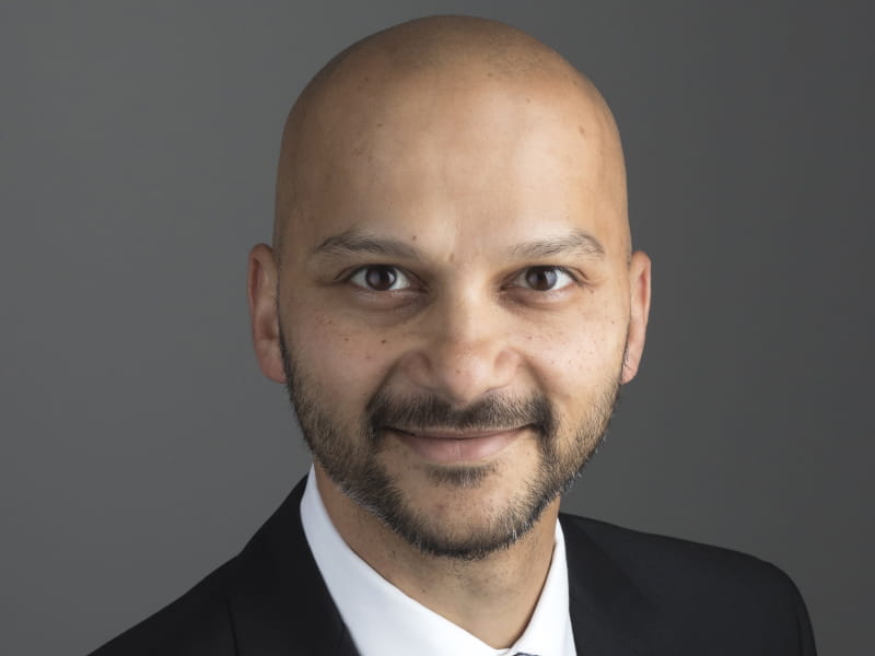 Dr. Dhruv Kazi (Photo courtesy of  James Dwyer, BIDMC Multimedia Technical Services)s