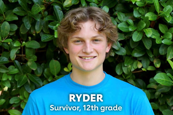 Ryder - Survivor, 12th grade