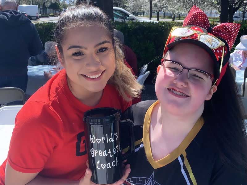 Presley LeGrande with Carleen Bohlin, a member of Team Gemini. (Photo courtesy of Presley LeGrande)