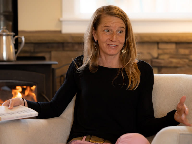 A month before her college graduation, Molly Buccola had a stroke. Now, she helps stroke survivors worldwide share wisdom they've learned from their own stroke experiences. (Photo courtesy of Liam Pickhardt)