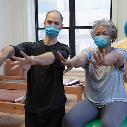 Healthy Senior Living Patient Stretch