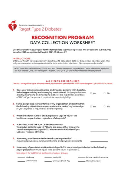 Data Collection Worksheet Image
