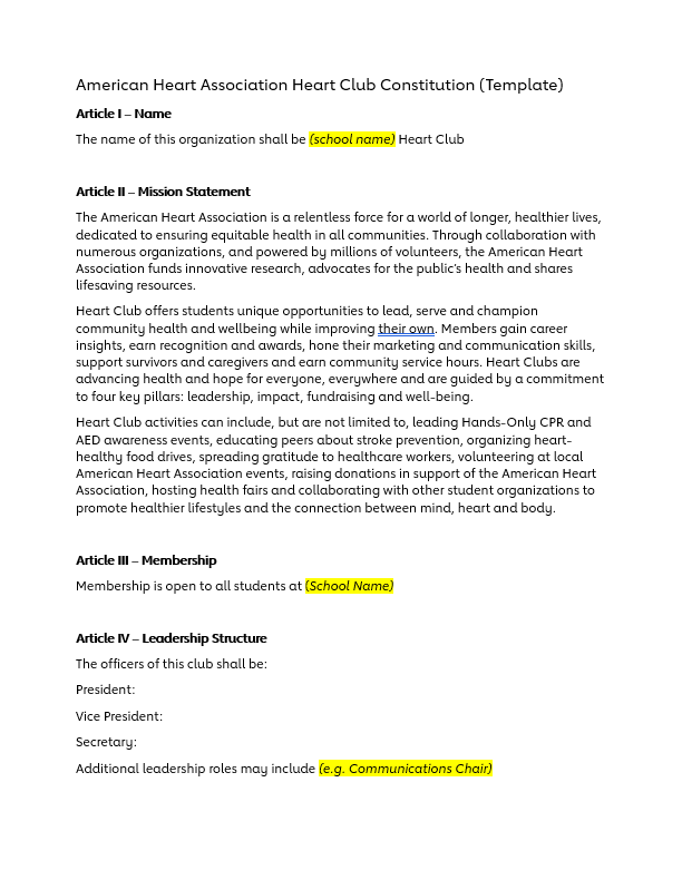 Constitution Template Icon